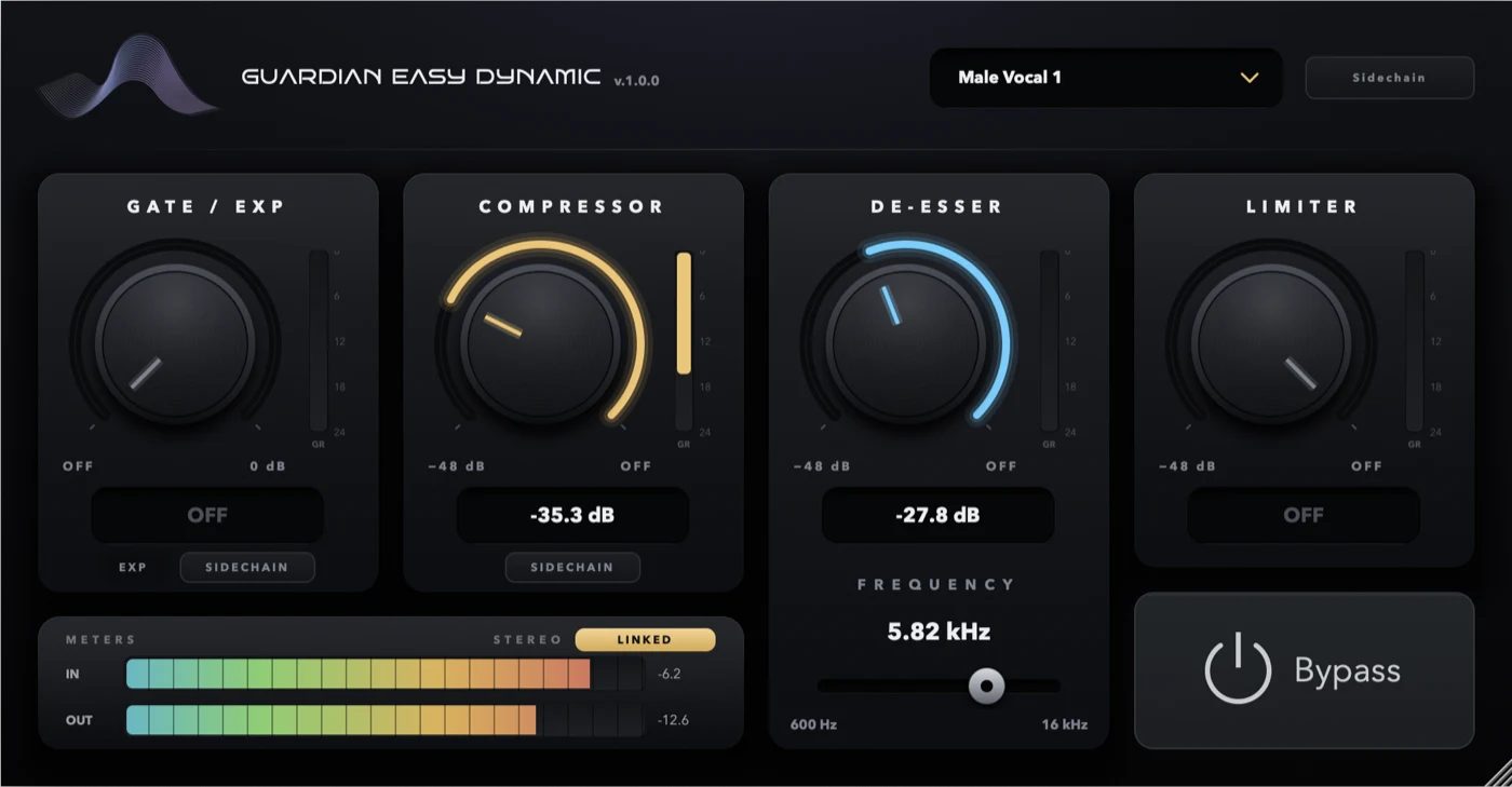 หน้าตา Plug-in Guardian Easy Dynamic