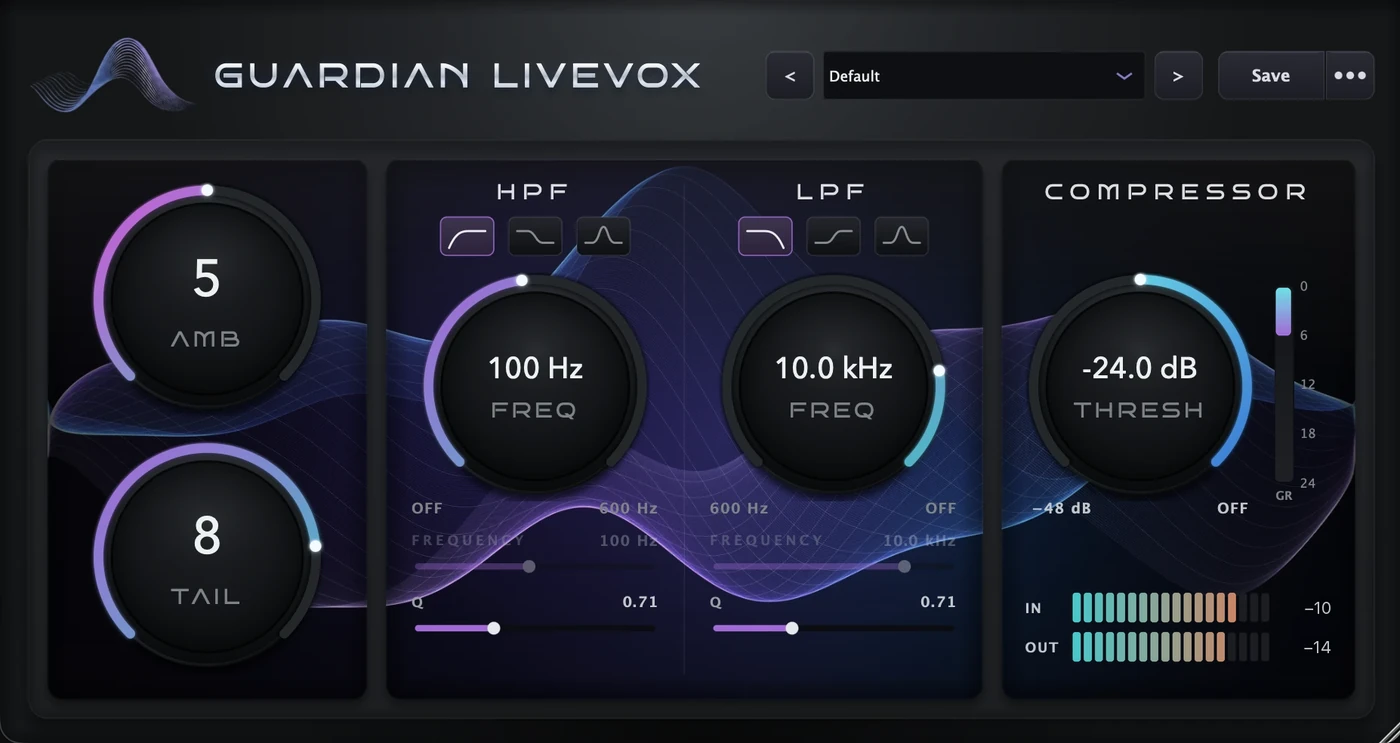 หน้าตา Plug-in Guardian LIVEVOX